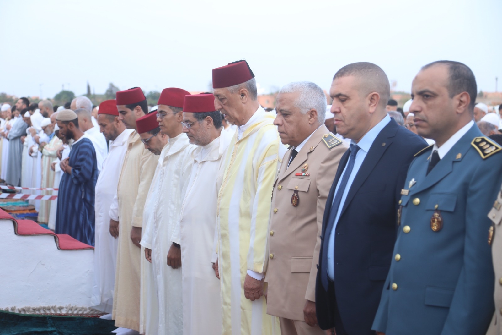 الوالي شوراق يؤدي صلاة العيد بمصلى سيدي اعمارة بمراكش