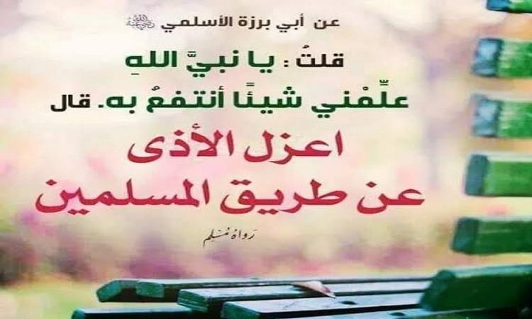 إماطة الأذى عن الطريق .. عمل يسير وأجر جزيل