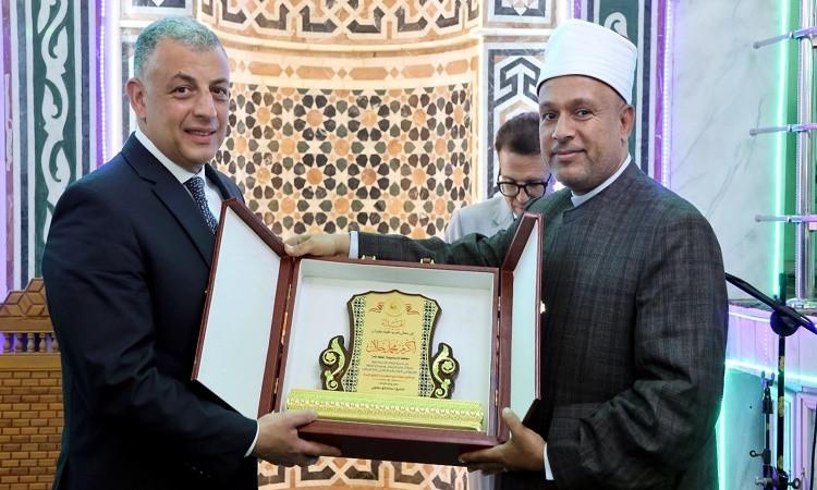 محافظ الإسماعيلية يشهد الاحتفال بالعام الهجري الجديد بمسجد الروضة الشريفة
