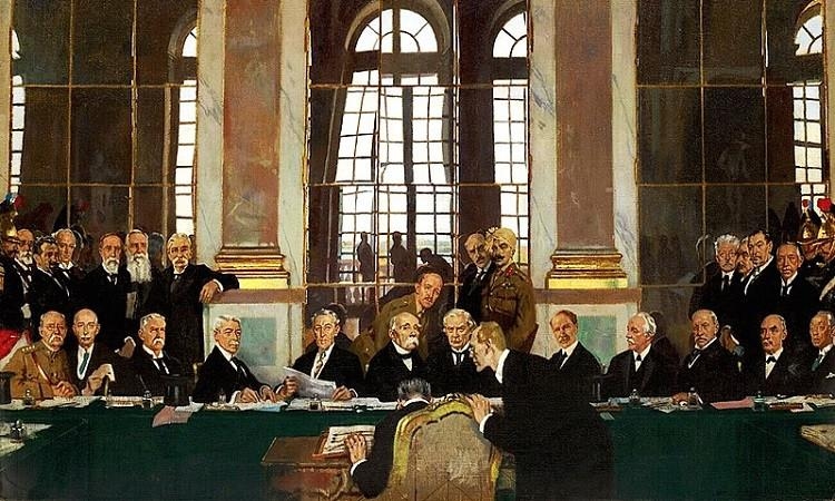 1919 توقيع معاهدة فرساي