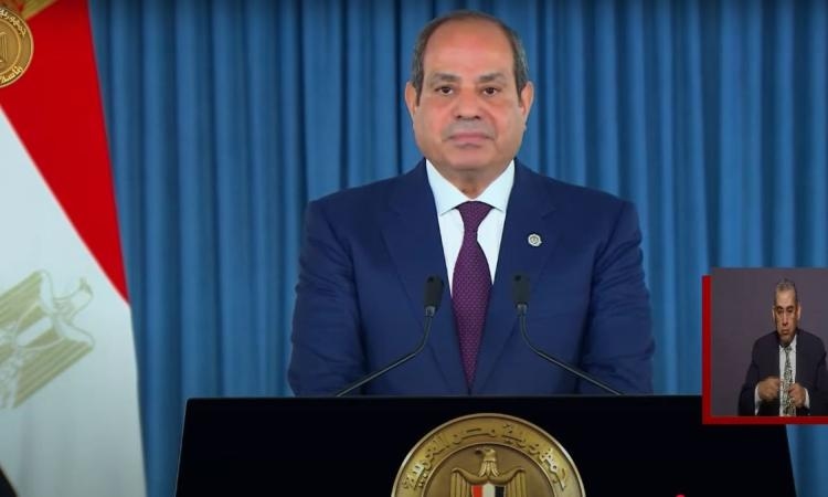 فيديو..."قوة مصر ليست في سلاحها وحده بل بوعي الشعب".. نص كلمة الرئيس السيسي