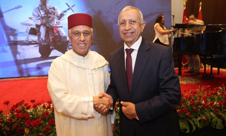 رئيس الأكاديمية العربية يشارك في احتفالية العيد الوطني المغربي بالقاهرة