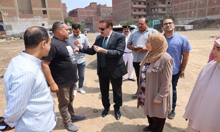 محافظ المنوفية يتفقد مجمع مدارس البتانون الجديد