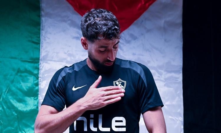 بعد ساعات من انضمامه.. الفلسطيني عدي الدباغ ينتظم في تدريبات الزمالك
