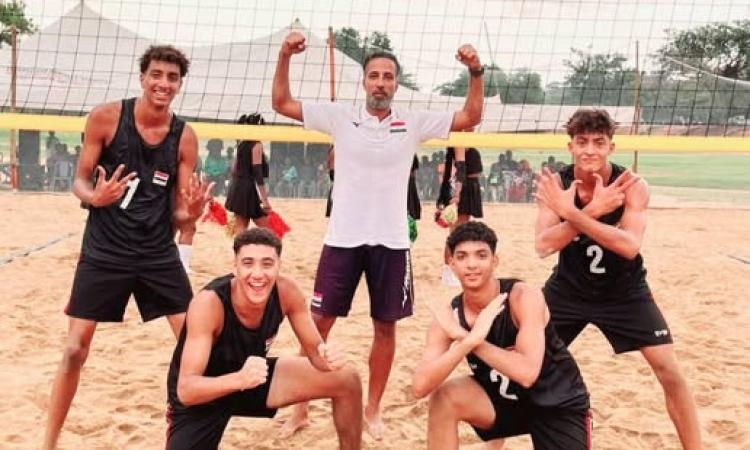 منتخب ناشئي الطائرة يتأهل إلى ربع نهائي بطولة إفريقيا بعد أداء مبهر