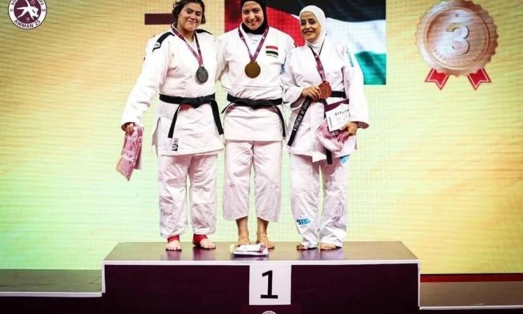 صفا سليمان تحصد ذهبية بطولة آسيا المفتوحة للجودو