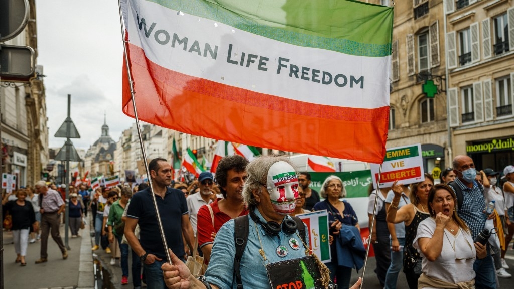 How supporters of 'Woman Life Freedom' in Iran rejected Israel's assault