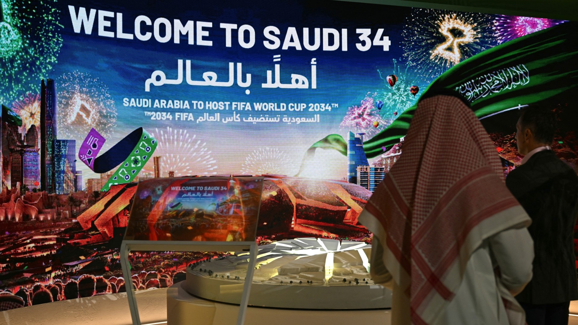 Trade unions from 36 countries protest against Saudi Arabia's treatment of migrant workers