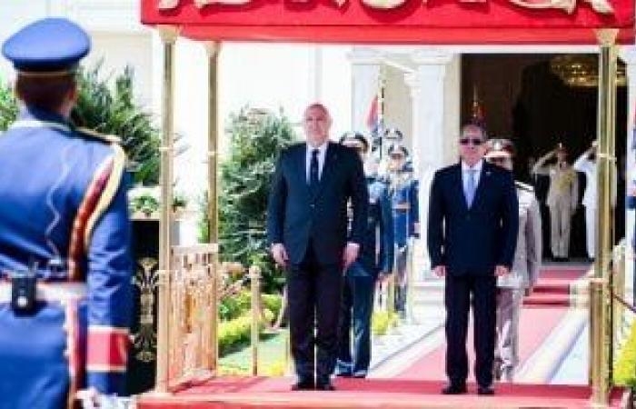 استقبال رسمى ومباحثات ومؤتمر صحفى بين الرئيس السيسى ونظيره اللبنانى.. فيديو