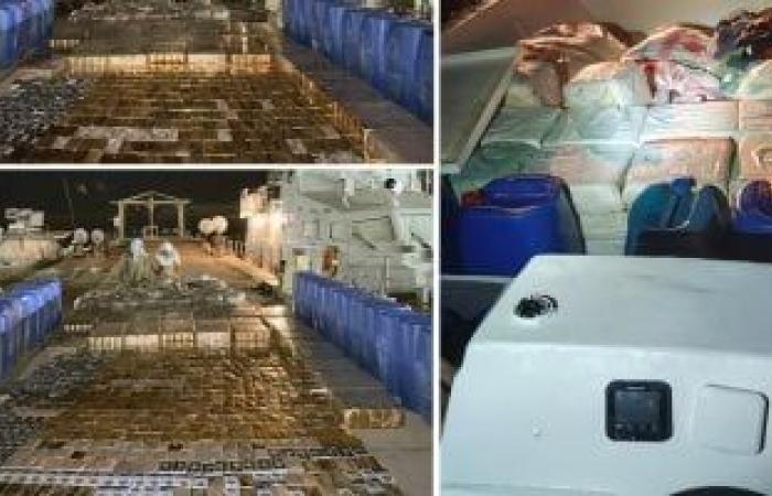 القوات البحرية تحبط محاولة تهريب كميات من المواد المخدرة عبر البحر الأحمر