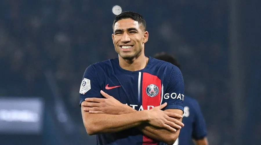PSG Releases Video Showcasing Achraf Hakimi's Best Moments with the Club