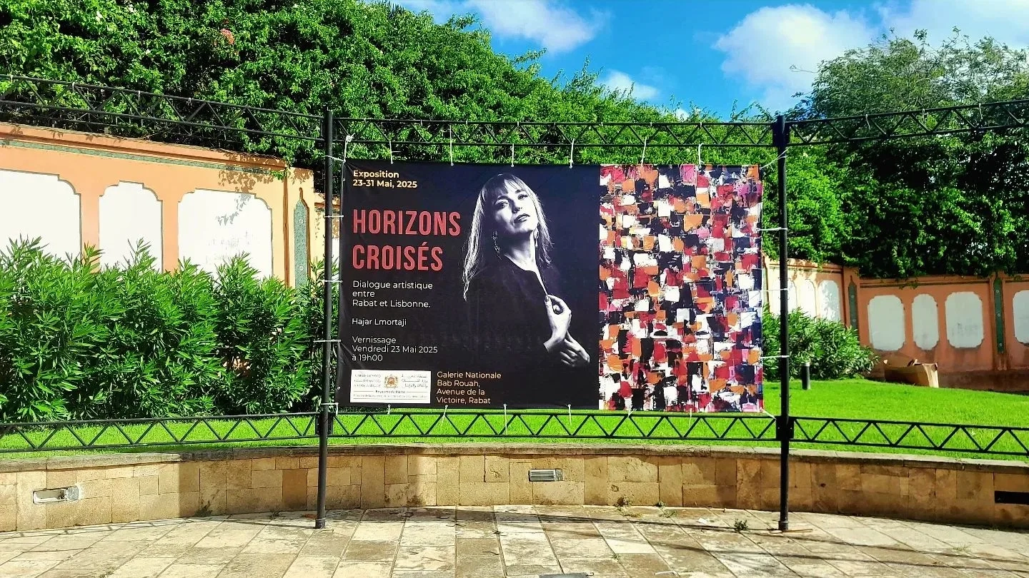 ‘Horizons Croisés': Hajar Lmortaji's Art Exhibition Merges Rabat and Lisbon