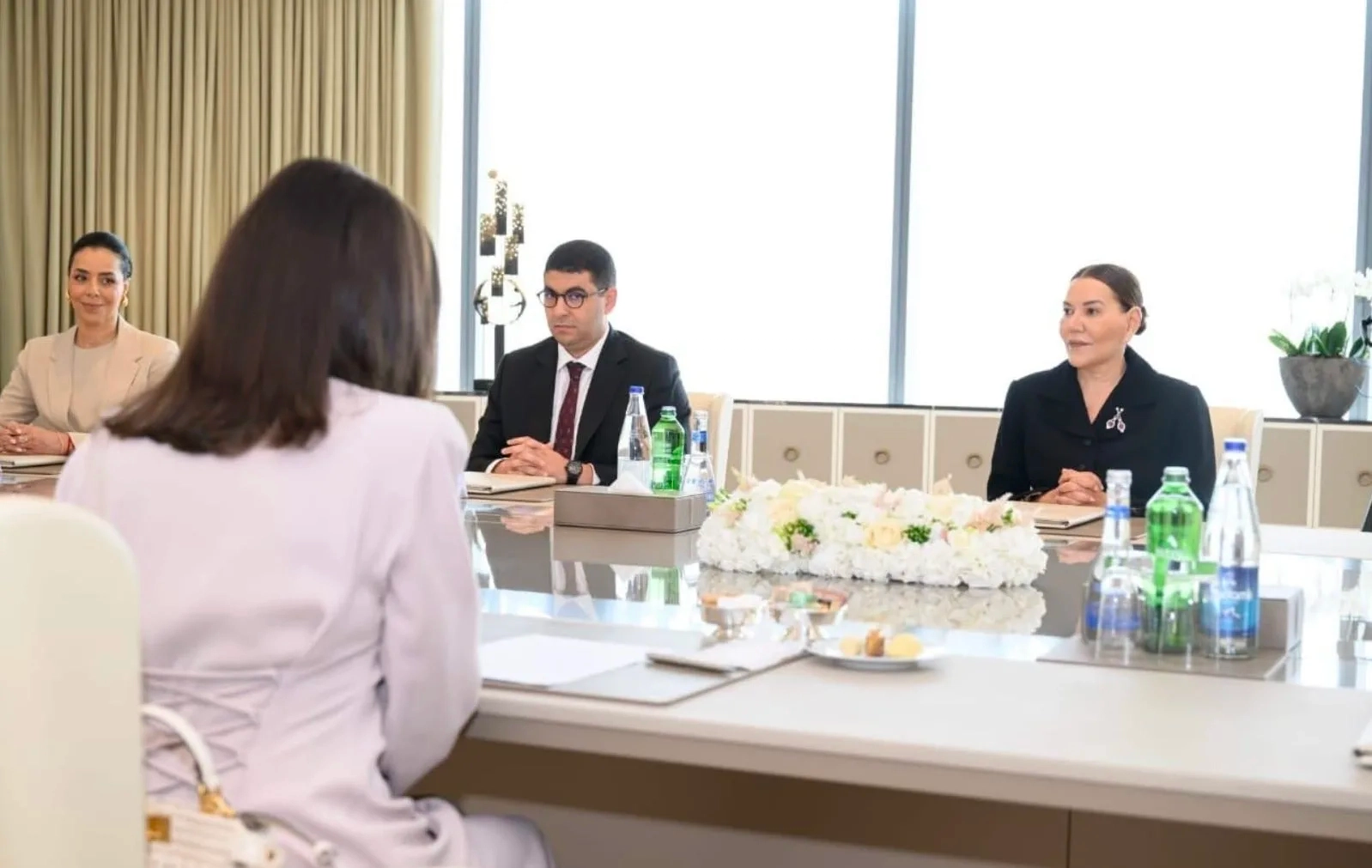 Princess Lalla Hasnaa Meets Azerbaijan's First Lady to Deepen Cultural Cooperation