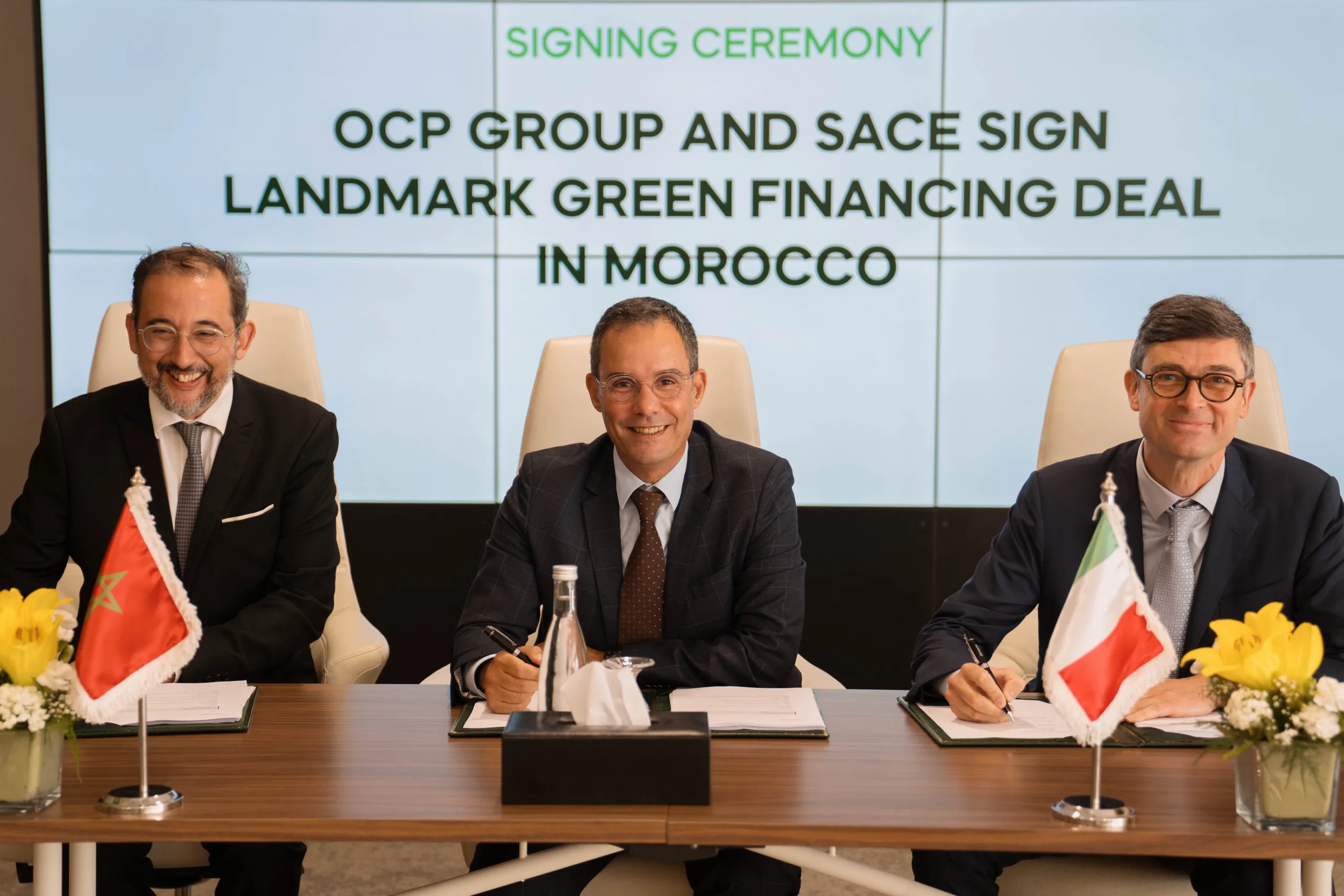 OCP, Italy's Financial Group SACE Announce €365 Million Green Financing Agreement