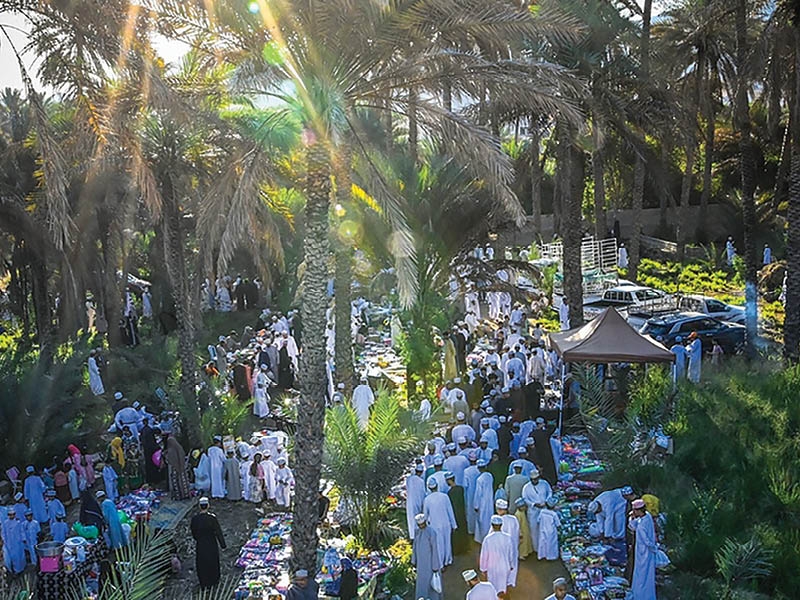 Traditional Eid habtas add colour to markets in Oman