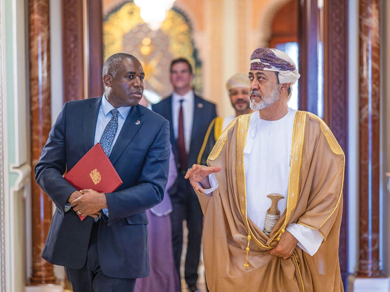 H M Sultan Haitham, Lammy review strategic relations