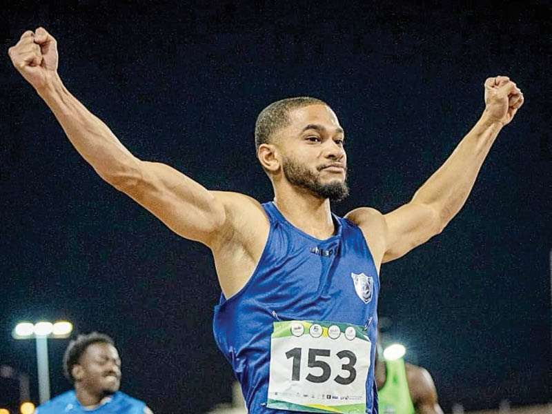 Balushi sprints to gold at West Asian Clubs Athletics Championship