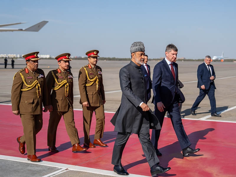 H M Sultan Haitham begins state visit to Russia