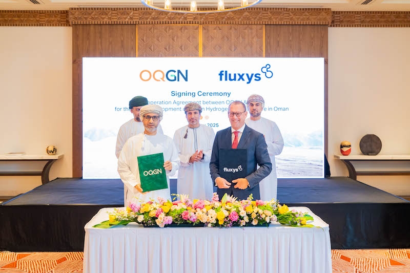 OQGN, Fluxys to develop hydrogen transportation network in Oman