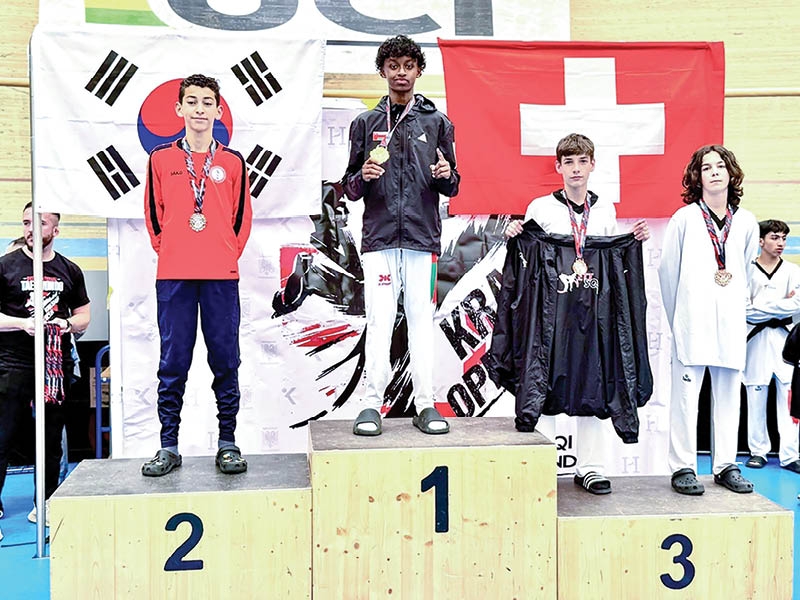 Omani teen taekwondo star wins second gold in month