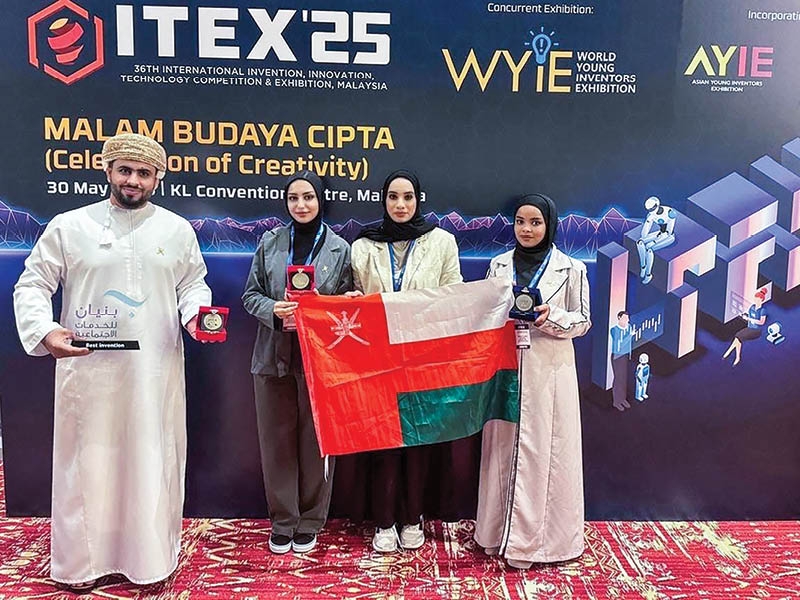 Omani inventors win three medals at ITEX in Malaysia