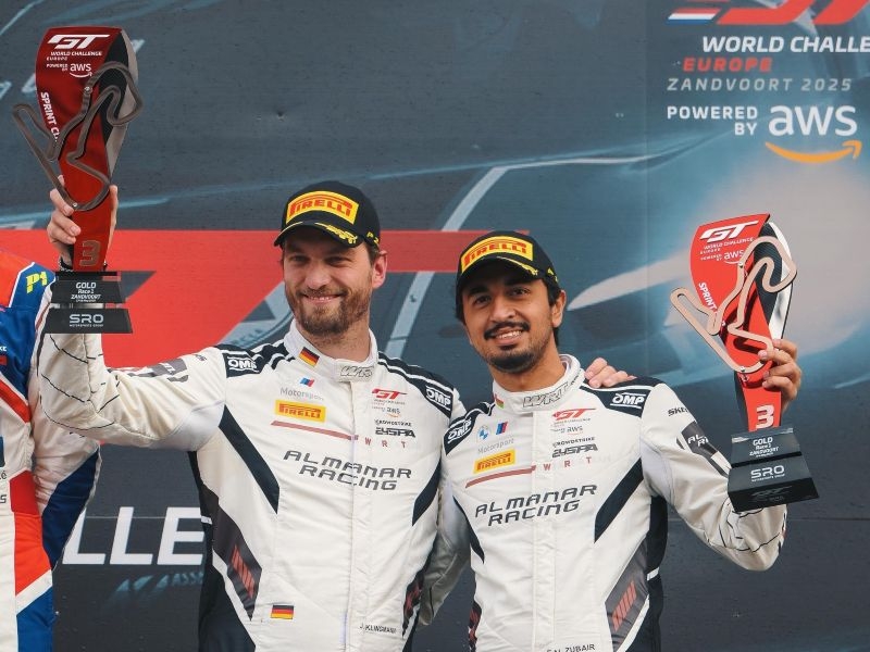 Al Manar Racing's Al Zubair claims two podium finishes in Zandvoort sprint races