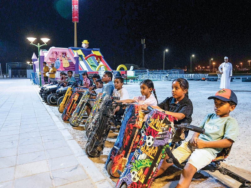 Families flock to Amerat Park for summer activities