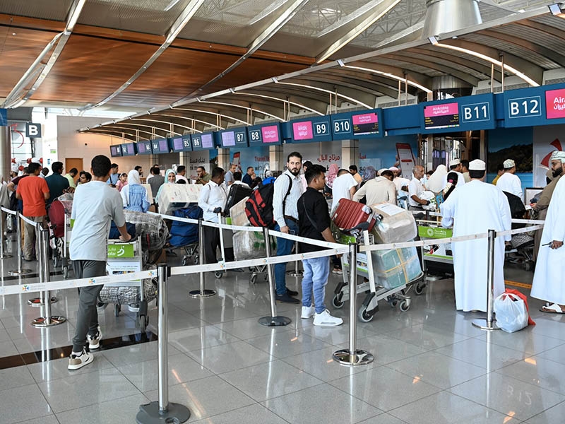 Passenger traffic at Oman's airports down 2.2% in H1 2025