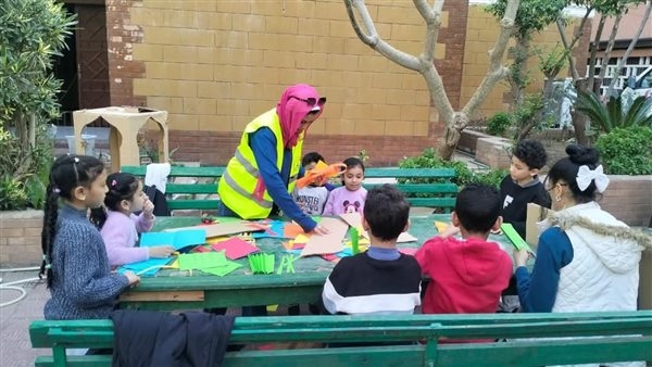 علوم الرياضة بنات بحلوان تنظم ورشة زينة رمضان المستدامة بالتعاون مع مؤسسة ارتقاء