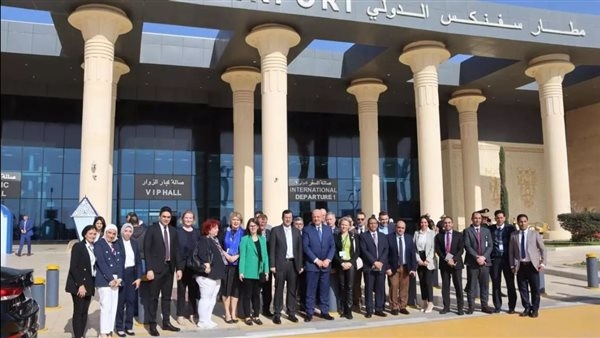 إشادة دبلوماسية أوروبية بمطار سفنكس الدولي كوجهة سياحية واعدة