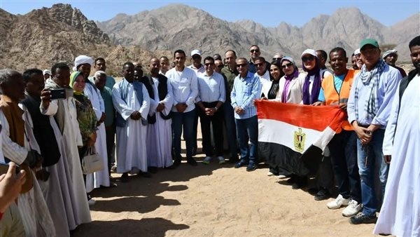 وزير الشباب والرياضة يزور المشاركين بمعسكر يلا كامب بمحمية جبل علبة