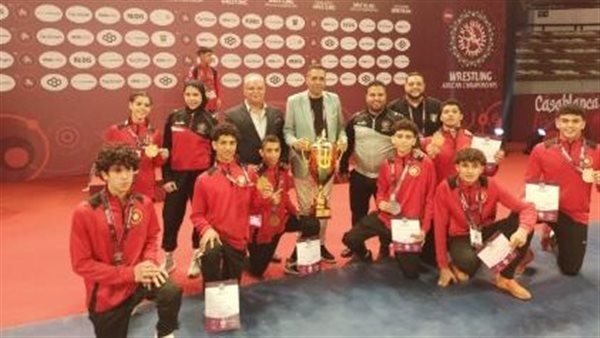 مصر تتربع على العرش الإفريقي في المصارعة الرومانية تحت 17 عامًا