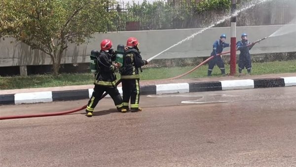 تدريب ومحاكاة للتعامل مع تسرب الكلور بمحطة دمنهور 1 بمشاركة "مياه البحيرة" والحماية المدنية وهيئة الإسعاف