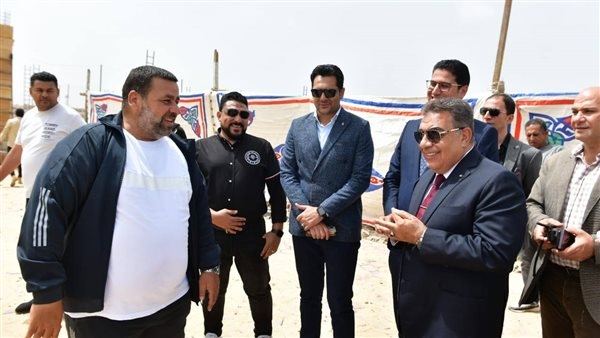 محافظ الدقهلية يتفقد أعمال المرحلة الأولى لتطوير نادي المنصورة الرياضي فرع جمصة