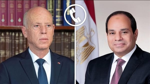 الرئيس السيسي يتلقى اتصالاً هاتفيًا من رئيس تونس للتهنئة بعيد الأضحى