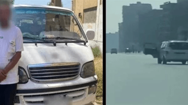 ضبط سائق ميكروباص لأدائه حركات استعراضية أعلى أحد الطرق بالقاهرة