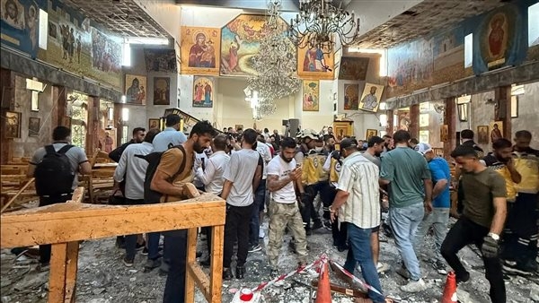 الصحة السورية: 20 قتيلًا و52 جريحًا جراء التفجير الانتحاري داخل كنيسة في دمشق