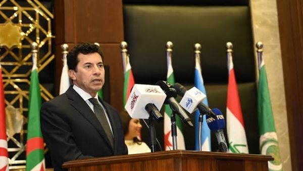 وزير الرياضة يشهد المؤتمر الصحفي للإعلان عن بطولتي العالم للشباب والبطولة العربية للخماسي الحديث