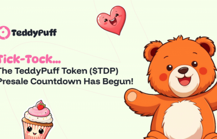 تيك توك... بدأ العد التنازلي للبيع المسبق لعملة TeddyPuff (TDP)!