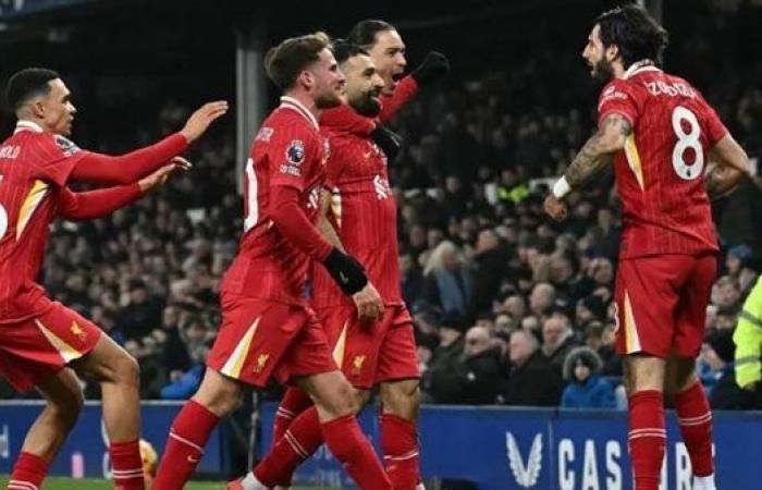 اهداف مباراة ليفربول وايفرتون اليوم فى الدوري الإنجليزي