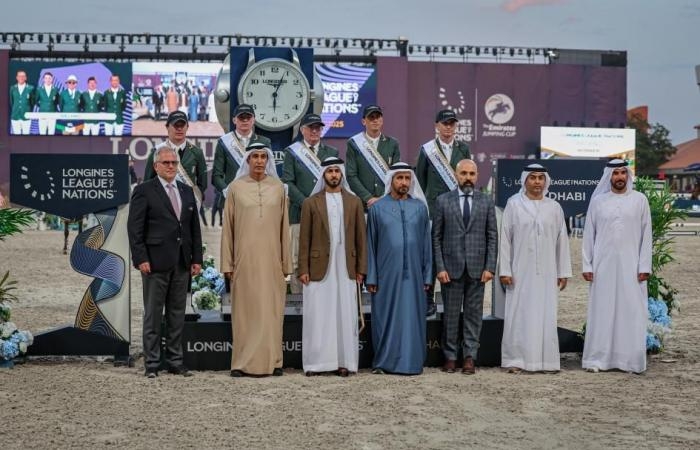 رياضة : فريق الإمارات وصيف جولة أبوظبي في دوري الأمم لقفز الحواجز