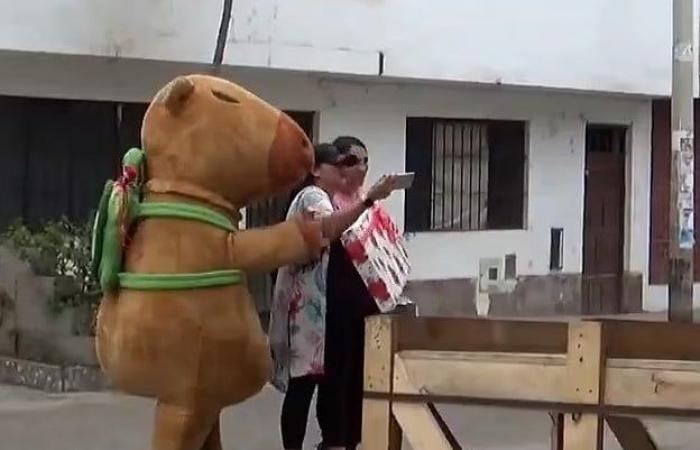 عالم المرأة : شرطي بمدينة بيرو يتنكر فى زى فأر للقبض على تاجر مخدرات.. فيديو