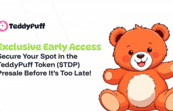 الوصول المبكر الحصري - احجز مكانك في البيع المسبق لعملة TeddyPuff (TDP) قبل فوات الأوان!