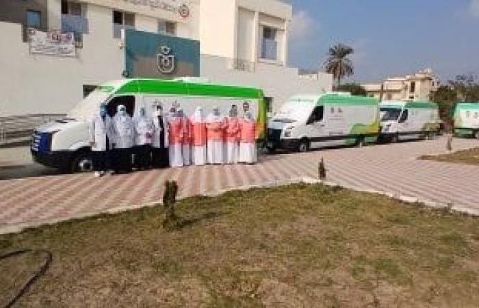 محافظات : توقيع الكشف الطبى على 1096 مريضًا ضمن قافلة علاجية بالدقهلية