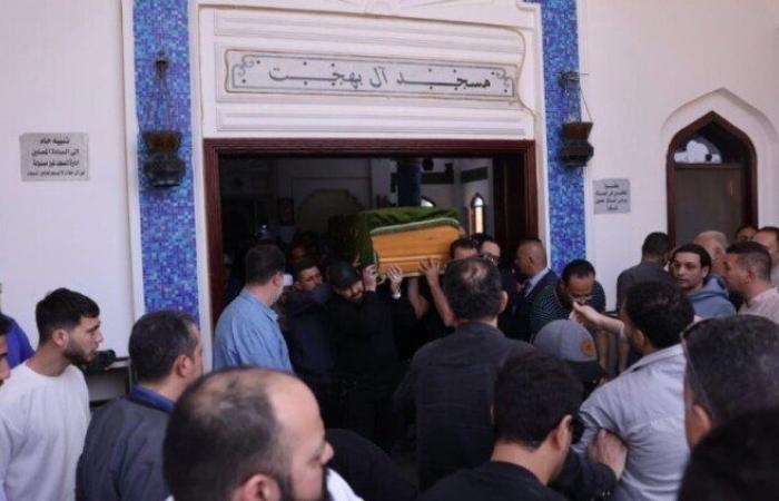 نجوم الفن في وداع زوجة نضال الشافعي (صور)