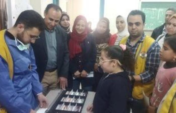 محافظات : وكيل وزارة الصحة بالشرقية يتفقد المرحلة العلاجية لمبادرة "عيون أطفالنا"