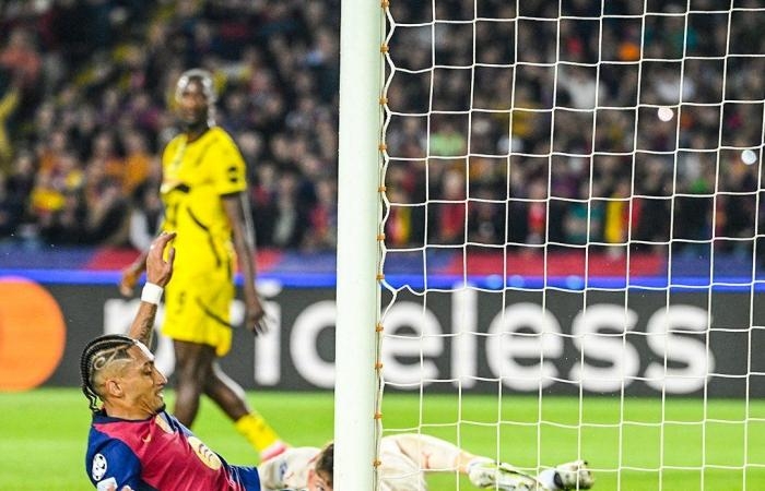 رياضة عالمية : برشلونة ضد دورتموند.. البارسا يتفوق بهدف رافينيا في الشوط الأول (فيديو)