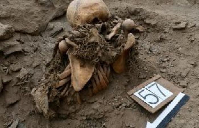 ثقافة : العثور على رفات رجال ونساء وأطفال دُفنوا كأبطال بحفر دائرية فى بيرو