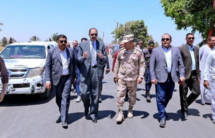 أخبار مصر : رصف طريق جرجا بندار العسيرات بطول 9 كيلو متر بسوهاج