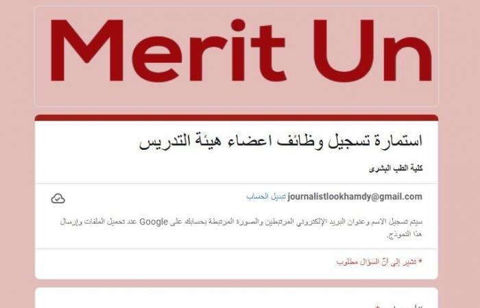 جامعة ميريت تعلن حاجتها إلى أعضاء هيئة تدريس في 12 تخصصا